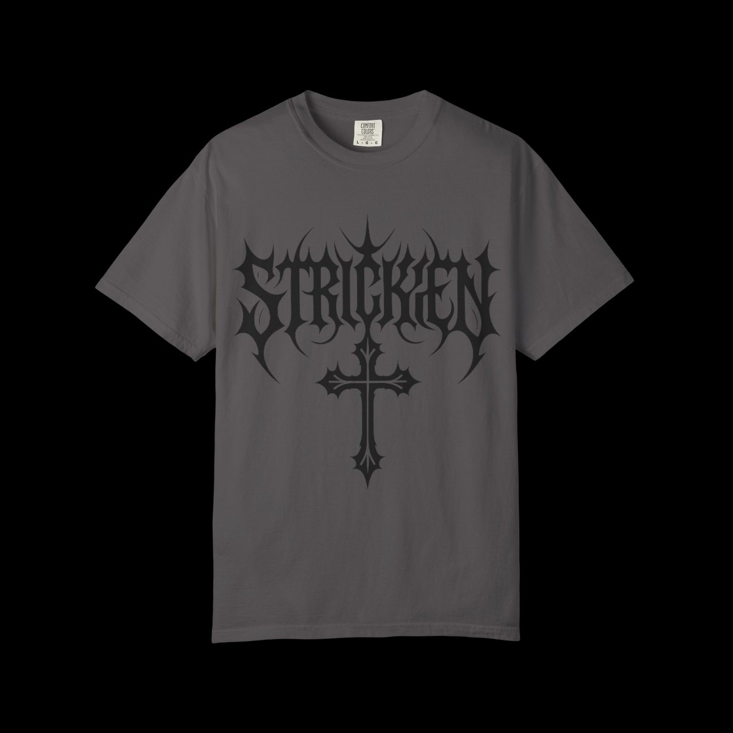 STRICKEN BLACK LOGO